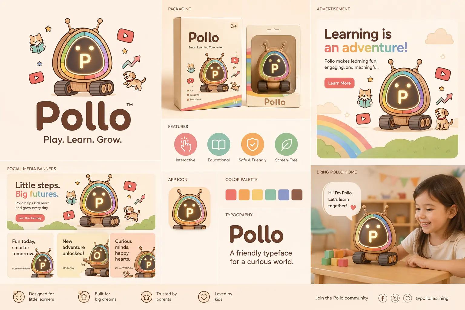 Baby & kids product ads template example