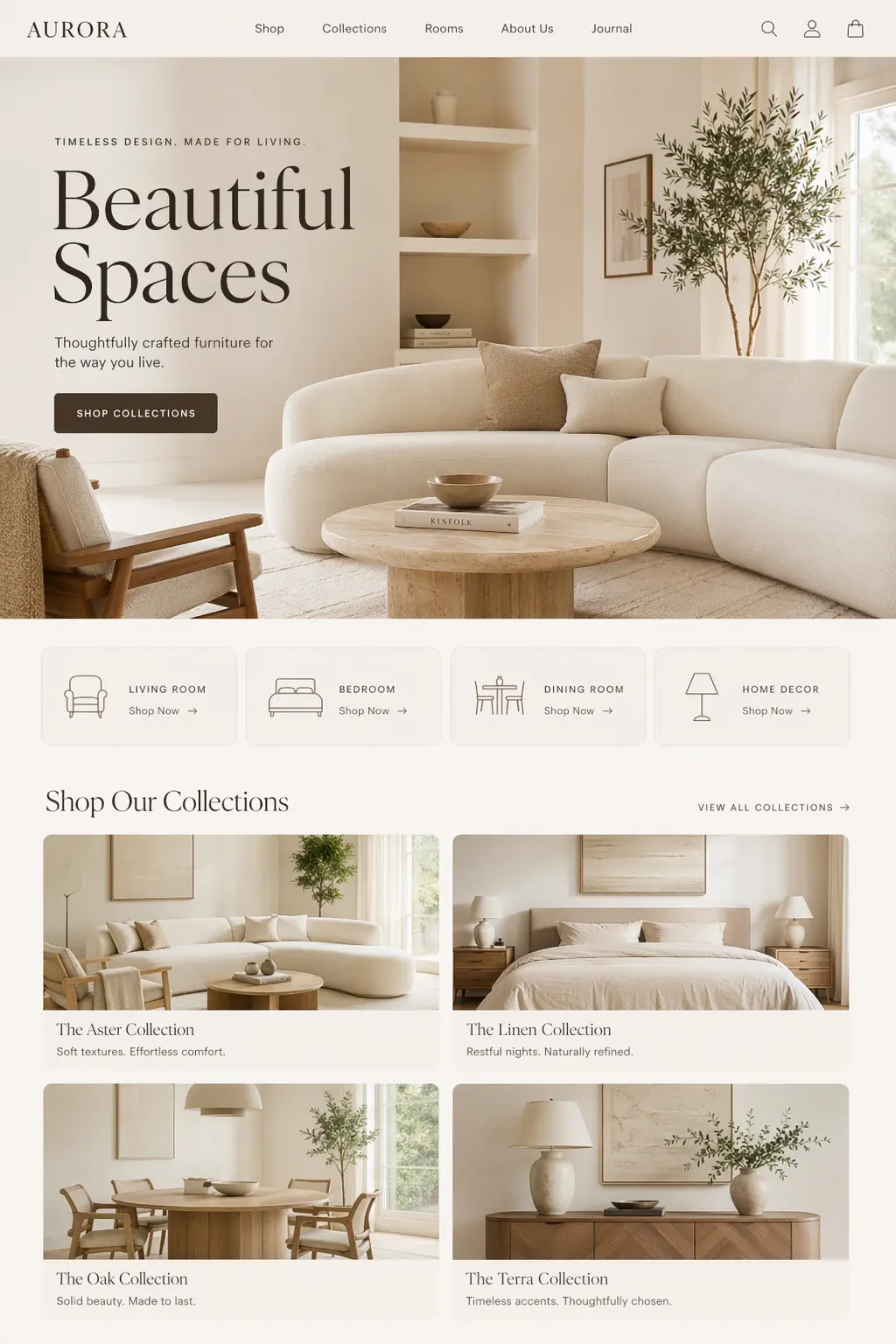 Furniture & decor ads template example